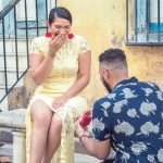 Surprise engagement proposal photographed in Miami by Alito Photography during a romantic beach session.